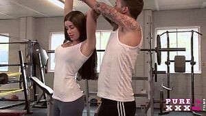 PURE XXX FILMS Gym sex is the best workout
